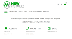Desktop Screenshot of newhydraulics.com